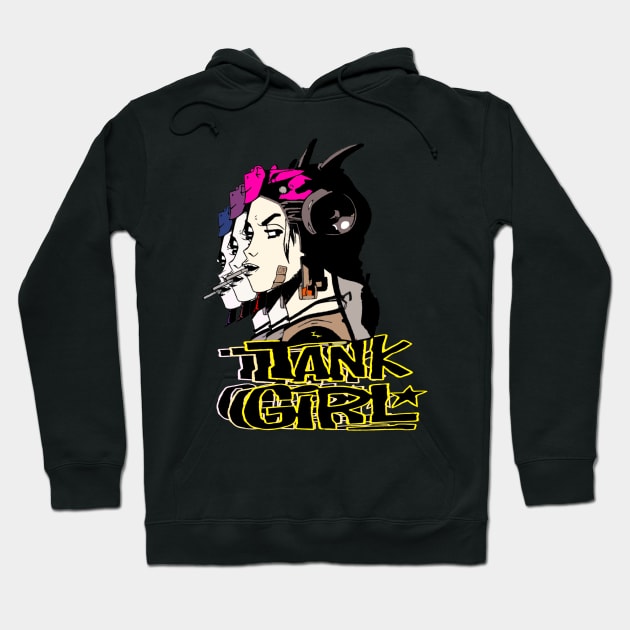 Tank girl t-shirt Hoodie by Dede gemoy